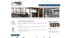 Desktop Screenshot of marcdoorcloser.com